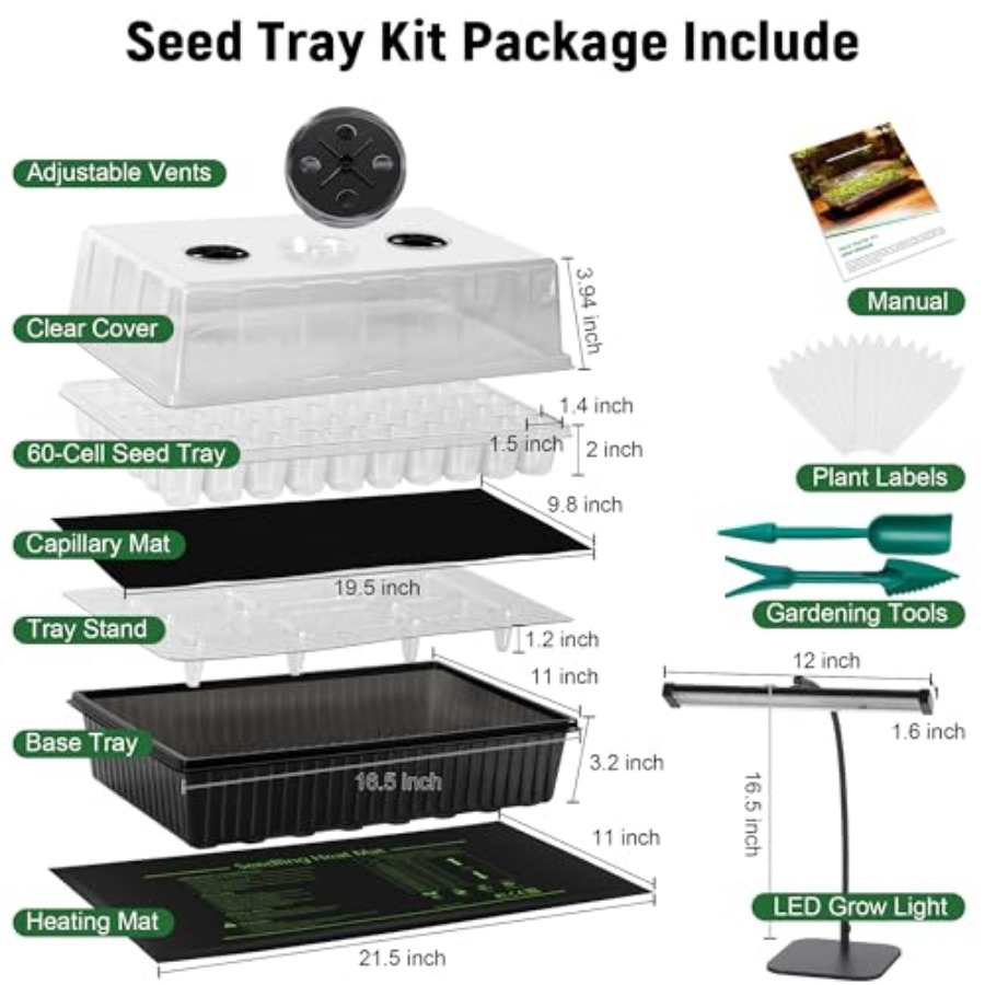 Набор для проращивания семян н – обзор и цена Heat Mat Seedling