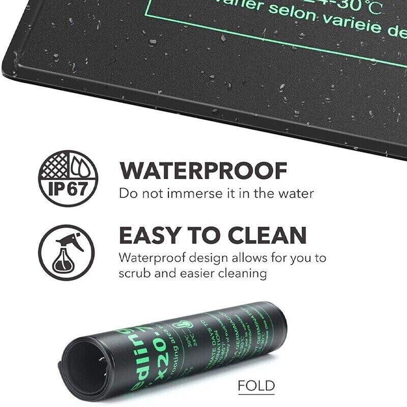 LERWAY 21 Вт нагревательный ко – обзор и цена Heat Mat Seedling