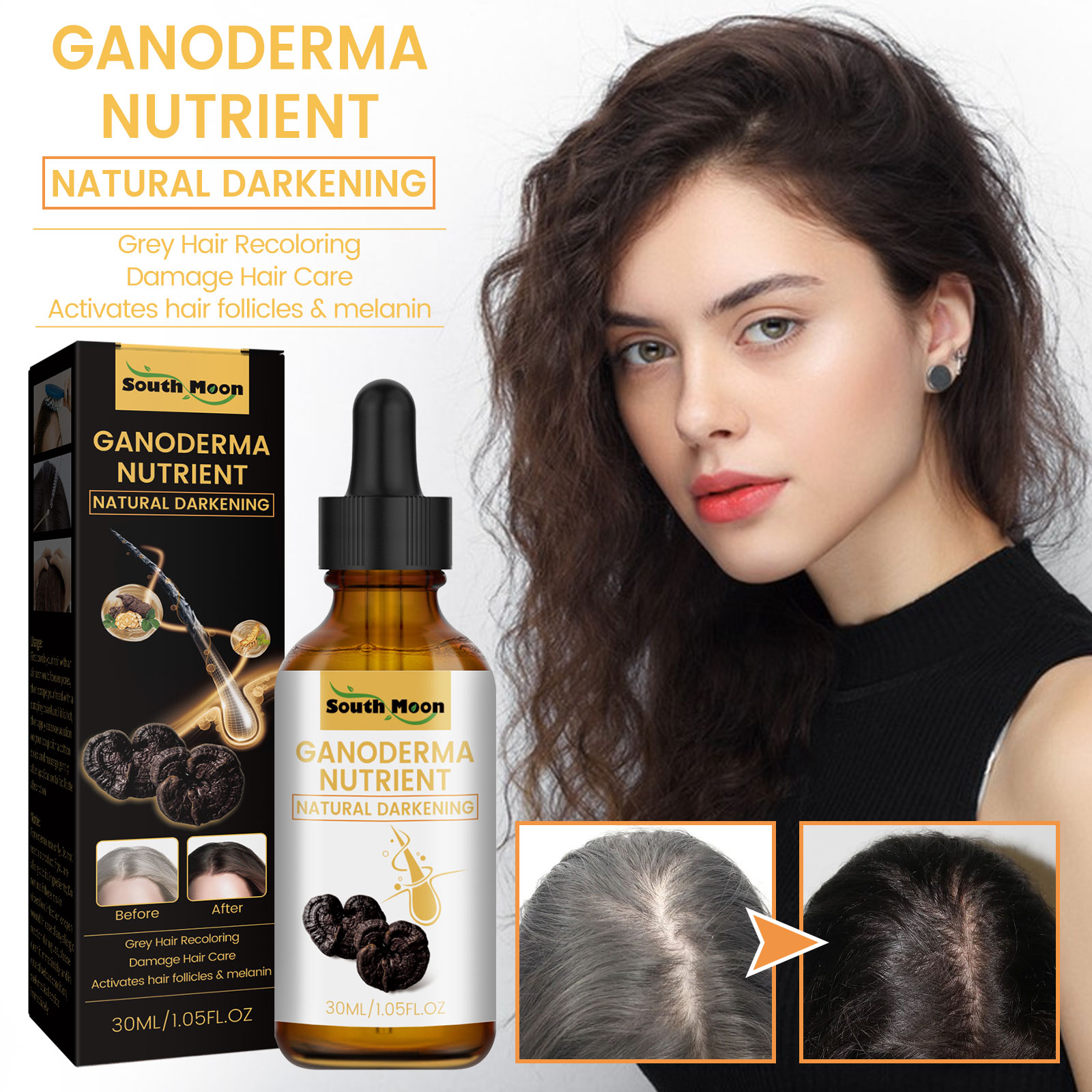 Жидкость для волос Black Ganod – обзор и цена Root Stimulator Liquid