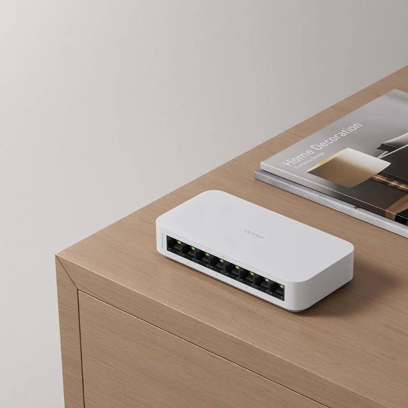 Xiaomi Mi 8 портов RJ45 Gigabi – обзор и цена Xiaomi Hub Mijia Hub